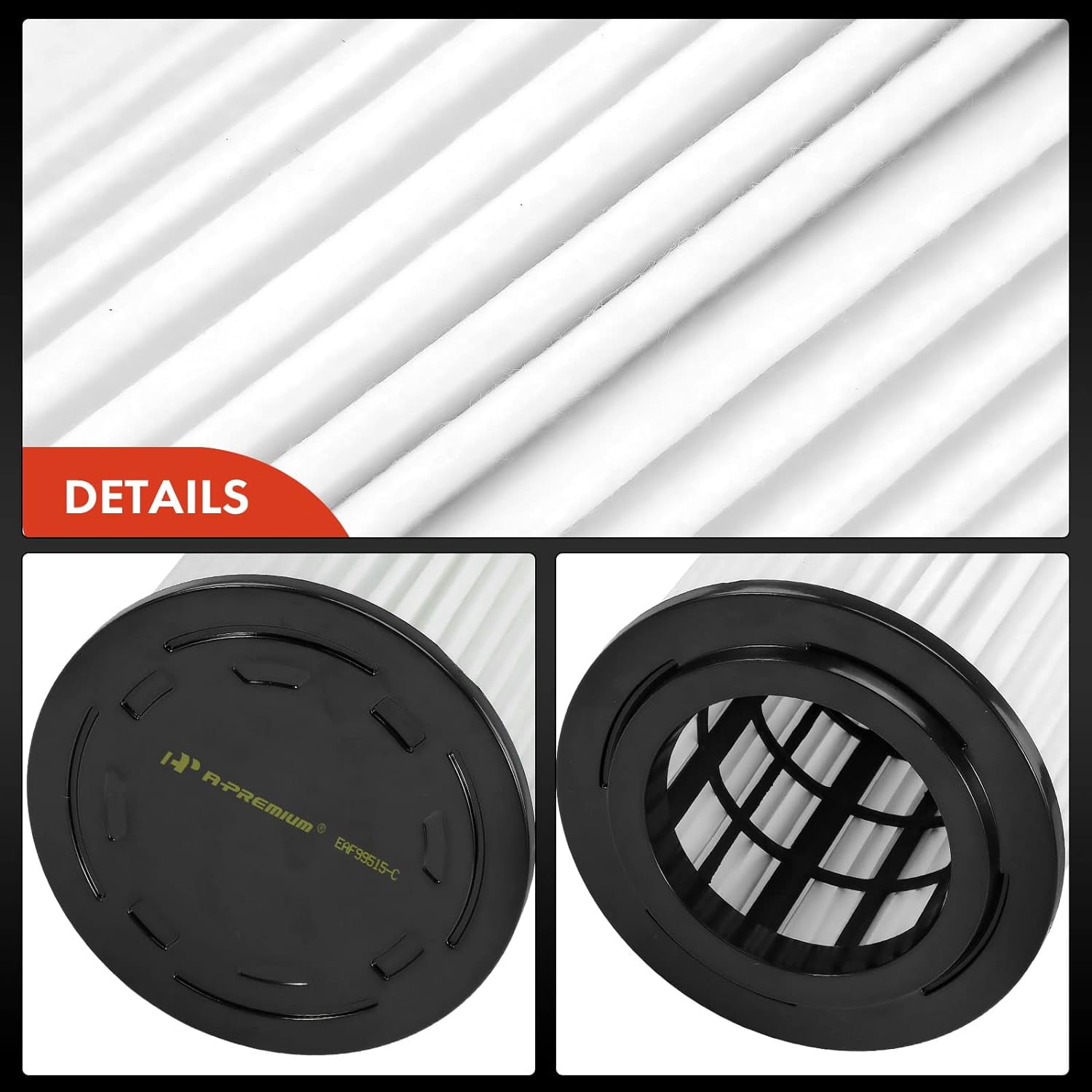 A-Premium Engine Air Filter Compatible with Hyundai Veloster N 2019-2022, Kona N 2022-2023, L4 2.0L Turbocharged