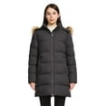 thumbnail image 3 of WenVen Women's Winter Coat Waterproof Puffer Jacket Warm Outerwear with Hood Gray L, 3 of 11