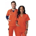 thumbnail image 4 of Sivvan Unisex V-Neck 3 Pocket Scrub Top (Available in 15 Colors), 4 of 7