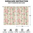 thumbnail image 2 of Homey Floral Blackout Curtains 42x63 Inch 2 Panels Rod Pocket Drapes for Bedroom and Soft Lighting, 2 of 2