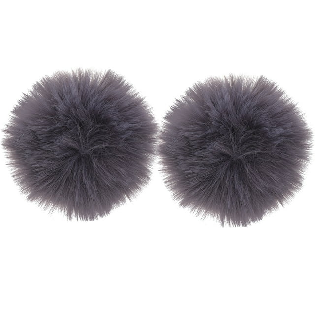 FRCOLOR mic windscreen 2PCS Replacement Microphone Cover 1cm Lavalier Microphone Wind Screen Cover,2.36"X2.36"X0.39"