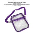 thumbnail image 3 of Bandolera Mensajero Impermeable de PVC Transparente Bolso de Hombro con Correa Ajustable para el Trabajo Gimnasio Playa Aeropuerto Viajes ANGGREK Otros, 3 of 8