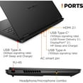 thumbnail image 4 of Hewlett Packard OMEN 17-DB1500NR Gaming Laptop - AMD Ryzen AI 7 350, 4 of 10