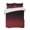 Red, variant on Black Red Ombre Summer Quilt Set Twin Size, Soft Microfiber Quilted Bedding Set with 2 Pillow Shams, Modern Abstract Art Gradient Lightweight All Season Bedspread Coverlet for Bedroom 68"x86"