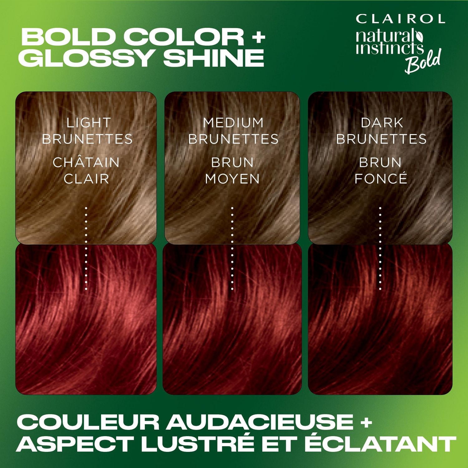 Clairol Natural Instincts Bold Permanent Hair Dye with 0% ammonia, 0% AMMONIA