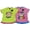 Pink / Citron, variant on Just Love Ruched Side Graphic T-Shirts for Girls (Pack of 2) (Pink / Citron, 6-6X)