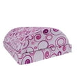 thumbnail image 1 of Abstract Foot Rest, Feminine Curlicue Ornaments Spirals in Plum Tones Pattern, Non-Slip Backing Adjustable Ergonomic Memory Foam Leg Support for Office, Purple Magenta, by Ambesonne, 1 of 5
