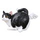 thumbnail image 1 of Dispensador de pañuelos con forma de trasero de gato - Funda cuadrada para caja de pañuelos con diseño de gato atigrado naranja - Lindos accesorios de baño - Dispensador de pañuelos de resina A, 1 of 4