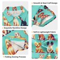 thumbnail image 3 of Dailycode Small Short Sleeve Button Down Shirts Pixel Style Dogs Casual Shirt 3-10 Years, 3 of 9