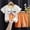 White#F, variant on JCCXIN Boys Summer Outfit Sets O-Neck Short Sleeve T Shirt And Shorts Set Casual Playwear Toddlers Kids Comfortable Breathable Daily Wear Cozy Clothes Sets