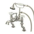 thumbnail image 4 of Water Creation Vintage Classic F6-0004 Deck Mount Tub Faucet with Handheld Shower, 4 of 5