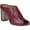 Wine Vachetta Leather, variant on Franco Sarto Women's Clara Block Heel Mule Grey 7.5M
