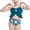 Green, variant on Gerichy Toddler Girl Swimsuit,Girls Bathing Suit Summer Toddler Girls Floral Printed Ruffles Two Piece Swimwear Swimsuit Bikini