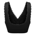 thumbnail image 3 of Front Close Sport Bra Women's Floral Lace Bralette Breathable Padded Comfort Bra, 3 of 9