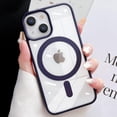 thumbnail image 4 of Funda para iPhone 13 Mini (no compatible con iPhone 12) compatible con MagSafe, antiamarilleo, a prueba de golpes, delgada y transparente, para hombre y mujer, para iPhone 13 Mini (5,4 pulgadas),, 4 of 8