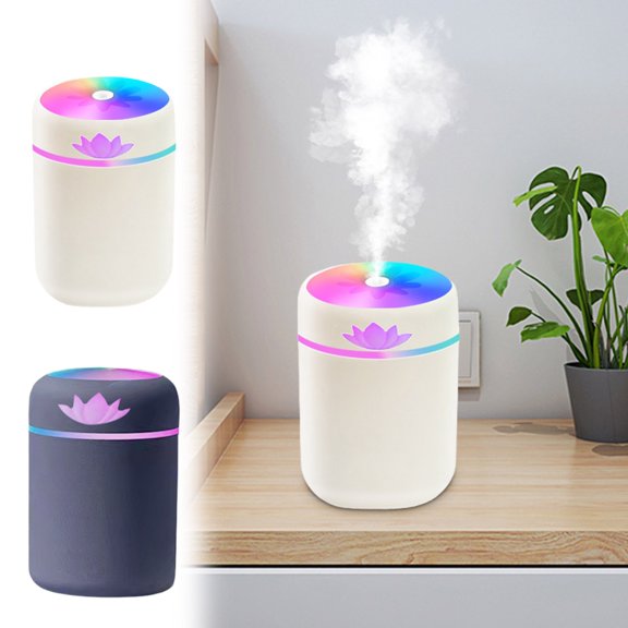 VBODN Humidifier,Humidifier for Room With Essential Oils,Steam Vaporizer Humidifier,Portable Humidifiers for Travel,For Bedroom And Office, Easy To Clean