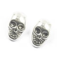 thumbnail image 4 of 50pcs Joyería De Plata Antigua Del Cráneo De La Aleación De Tíbet Que Hace Los Granos Del Espaciador perfecl Cuentas espaciadoras de calavera, 4 of 4
