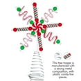 thumbnail image 3 of Ornativity Candy Snowflake Tree Topper - Peppermint Candy Cane Sour Belt Jelly Licorice Star Snowflakes Christmas Tree Top Decorations, 3 of 8