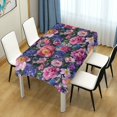 thumbnail image 4 of Yayeee Tablecloths 54" x 54" Rectangle Wrinkle Resistant Party Table Cover, Soft Pinks Flowers, 4 of 8