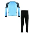 thumbnail image 5 of TiaoBug Kids Boys Padded Soccer Goalie Shirts Goalkeeper Jersey and Sweatpants Football Training Set Sky Blue 13-14, 5 of 7
