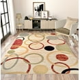 thumbnail image 2 of Large Modern Area Rugs 8x10 Carpet Flooring Rug Floor Cream 5x8 Rugs 5x7, 2 of 7