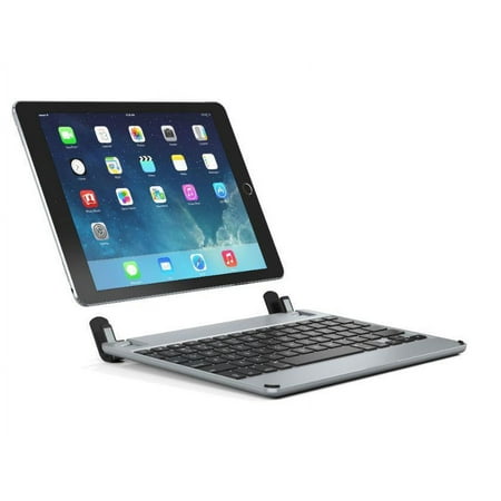 Brydge - Wireless Keyboard for Apple® iPad 9.7" (5th Gen), iPad 9.7" (6th Gen), iPad Pro 9.7", iPad Air 1 and Air 2 - Space Gray