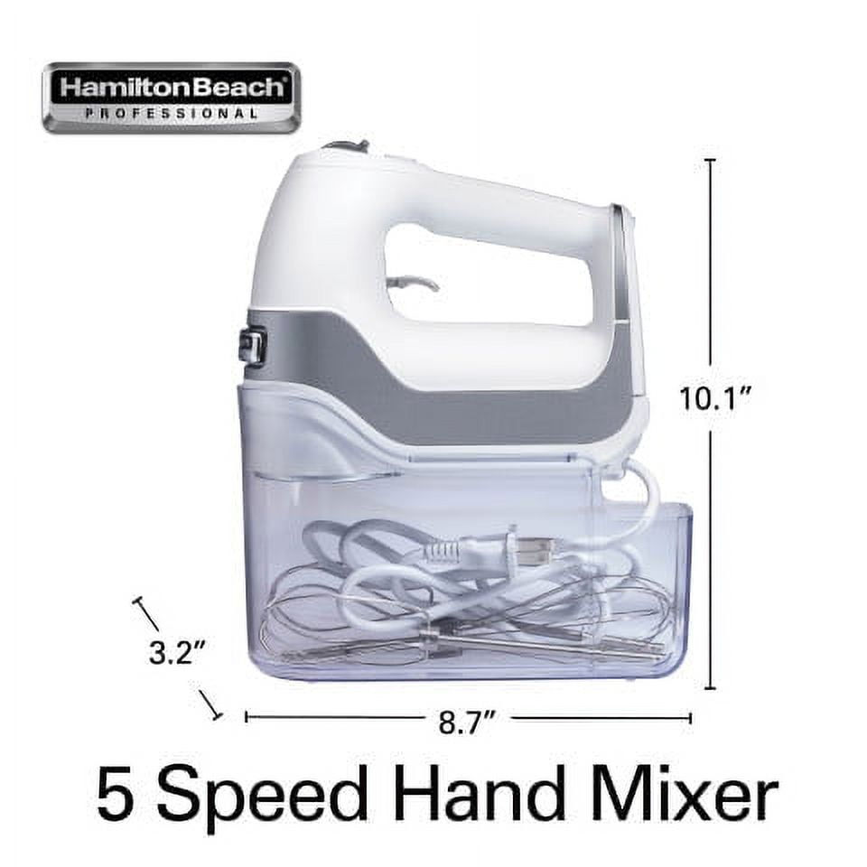Hamilton Beach Professional 5-Speed Electric Hand Mixer, High