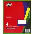 thumbnail image 1 of Hilroy Twin Pocket Portfolios, 4 Pack Assorted Colours , 9-½ X 11-3/4, 1 of 5