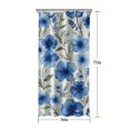 thumbnail image 5 of Pioneer Flower Floral Print Pattern Shower Curtain 36"x72" ,Bathroom Decorative Shower Curtains Set with 12 Hooks,Modern Waterproof Washable Shower Curtain, 5 of 6