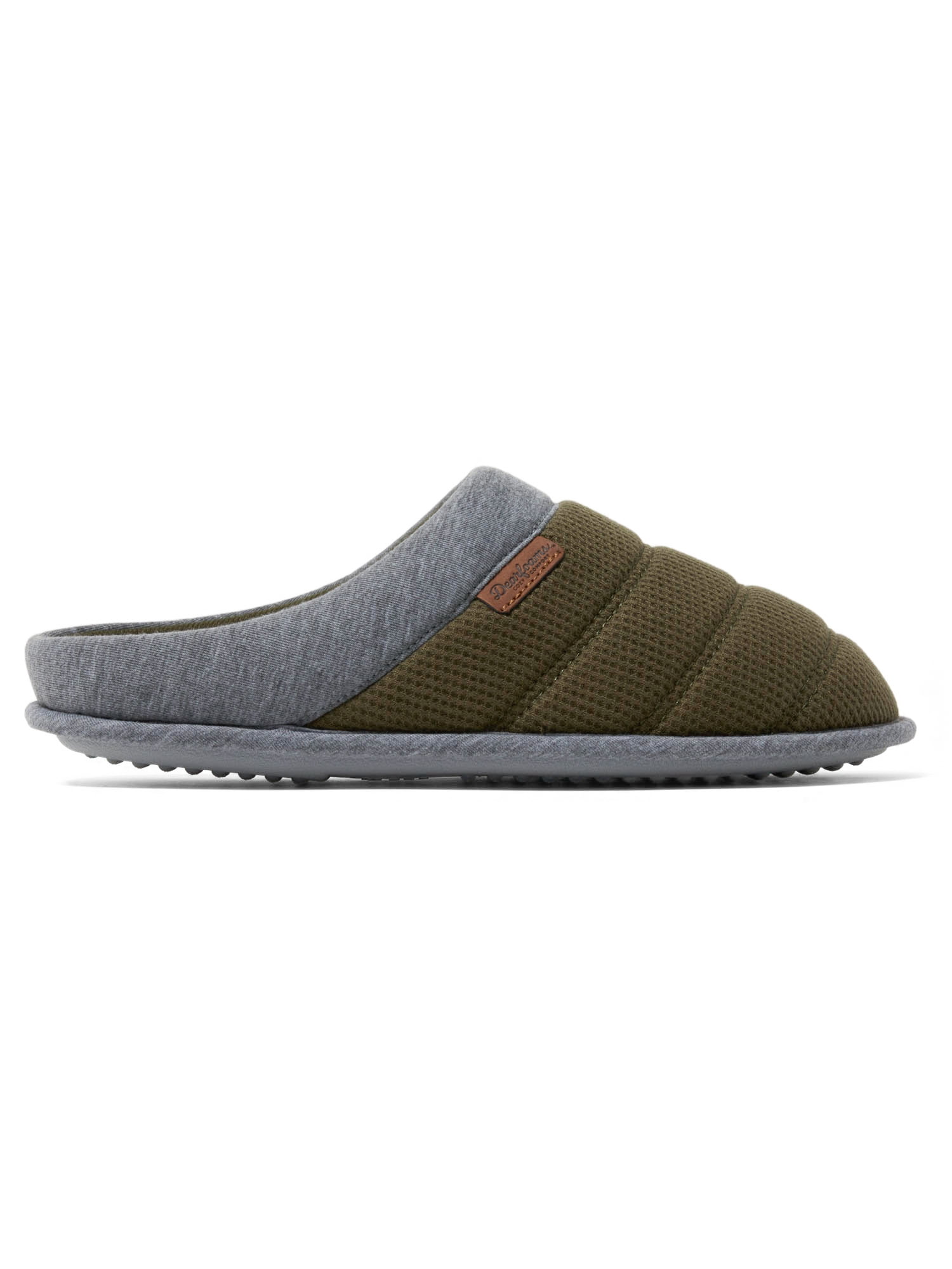 Dearfoams Cozy Comfort Men's Bound Knit Clog Slippers