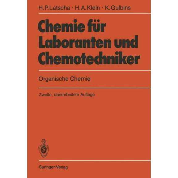 Chemie FÃ¼r Laboranten Und Chemotechniker: Organische Chemie, (Paperback)