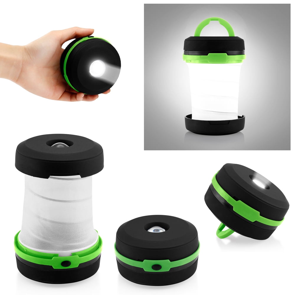 Camping Portable LED Light Foldable Collapsible Lantern Flashlight
