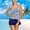 Blue1, variant on Baqcunre Swimwears Tankinis Set, Womens Tankini Bathing Suits with Skirt Two Piece Tummy Control Swimsuits Ladies Swimwear Blue1 L