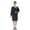 1.2m-Black, variant on Industrial Grade Waterproof Work Apron Reinforced PU Leather Construction Workwears Full Arm Coverage