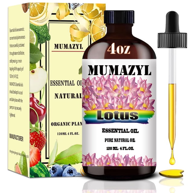 Aceite esencial MUMAZYL Lotus 120 ml para humidificador difusor