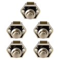 thumbnail image 1 of 10pcs Mini Push Button Drawer Cupboard Door Catch Lock Caravan Motorhome NickelNickel 5pcs, 1 of 5