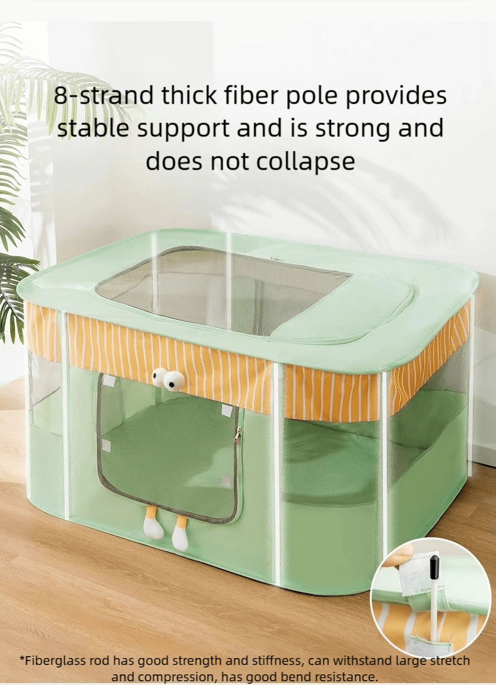 Cat Whelping Box - Foldable Birthing Tent for Feline Maternity, 360° View, Durable Oxford Fabric,  Ideal for Cat Labor, Nursing, Kitten Care