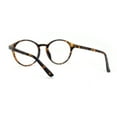 thumbnail image 2 of Horn Rim Keyhole Round 100% Blue Light Flitering Computer Glasses Tortoise, 2 of 4