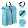 thumbnail image 3 of Uxcell Shoe Bags for Travel, Portable Shoe Bag with Zipper for Travel, Sky Blue 3 Pack, 3 of 5