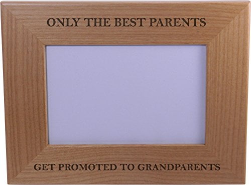 Handmade Wooden Plaque 'Only the best Parents get promoted to Grandparents' 