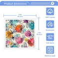 thumbnail image 3 of SKYSONIC 4 PCS Pretty Dragonfly Baby Washcloths Towel Set, Highly Absorbent & Soft Cotton Wash Cloths, Face Hand Towels for Bathroom, Multi-Purpose Fingertip Towels, 12"x 12", 3 of 7