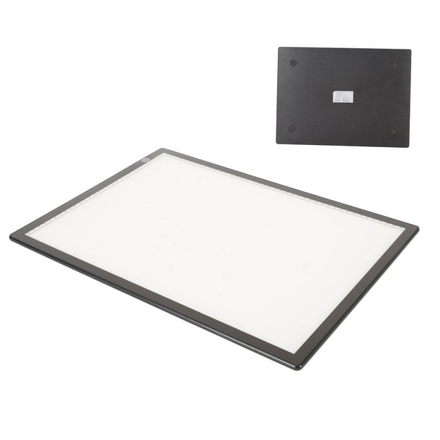 Almohadilla de luz 90 cuentas LED Plug and Play Tablero de luz alimentado por USB Alivio de la fatiga Atenuación continua Tamaño A3 12000K para la familia