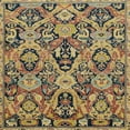 thumbnail image 1 of Ahgly Company Machine Washable Indoor Square Abstract Dark Brown Area Rugs, 7' Square, 1 of 7