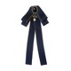 thumbnail image 4 of Broche de pajarita de cinta s preatadas Yinane Azul oscuro, 4 of 8