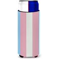 thumbnail image 1 of Caroline's Treasures Transgender Pride Ultra Slim cans Cold Beverage Hugger, Multicolor, 1 of 6
