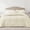 03cream-Queen (90''*90''), variant on 01white Queen (90''*90'') 3-Piece Seersucker Lightweight Bedding Set for All Seasons