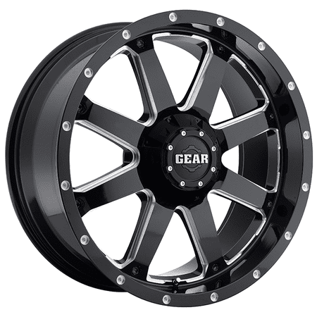 Revo Big Block Conversion - Gear Alloy 726MB Big Block Gloss Black Milled 18x9 6x135 / 6x5.5 18mm (726MB-8906818)