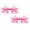 A957 Pink 5.7" 2Pack, variant on 2Pcs Frameless Star Sunglasses Transparent Candy Colored Sunglasses Party Star Glasses Event & Party