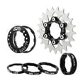 thumbnail image 2 of koolsoo Bike 21T Single Speed Cassette Set Conversion Kit Sprocket Freewheel Black, 2 of 9