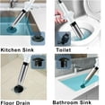 thumbnail image 2 of High Pressure Toilet Plunger Air Drain Blaster Kit White Handle- Unclog Toilets, Kitchen Sinks, Shower Drains, and Pipes with Ease - Bonus Drain Snake Included, 2 of 6